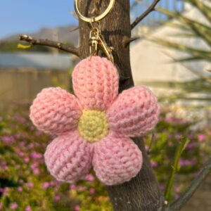 Blossom Flower Keyring