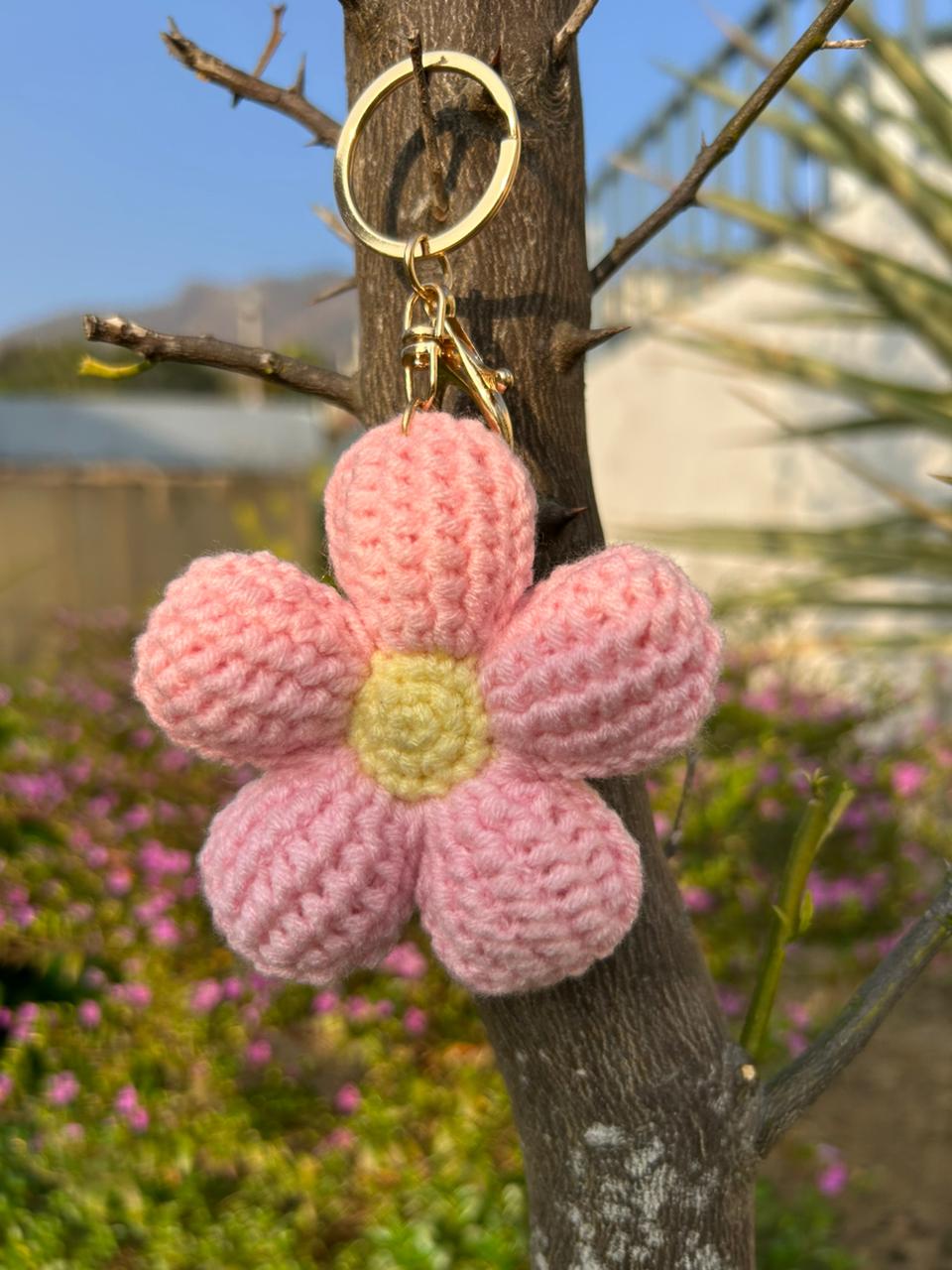 Blossom Flower Keyring