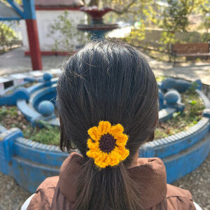 Sunflower Scrunchie